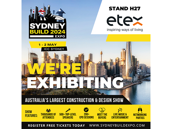 Siniat showcasing at Sydney Build 2024