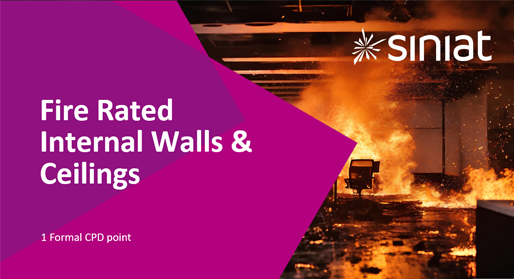 Fire-rated internal walls and ceilings